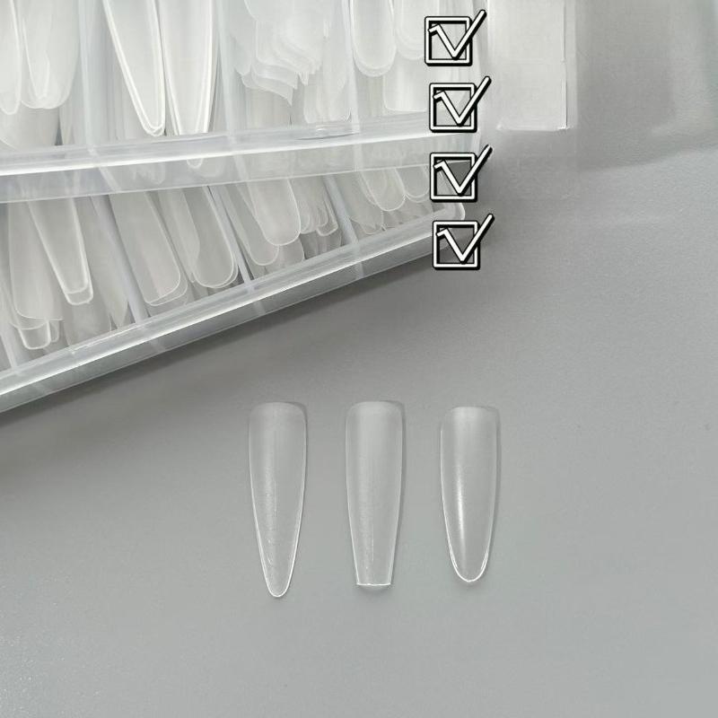 240Pcs/setNail Nail Tablets New Version of Hard Rubber Thin Dog Nail Patches Full Sticker High and Half Patch Super Slim Nail Patches