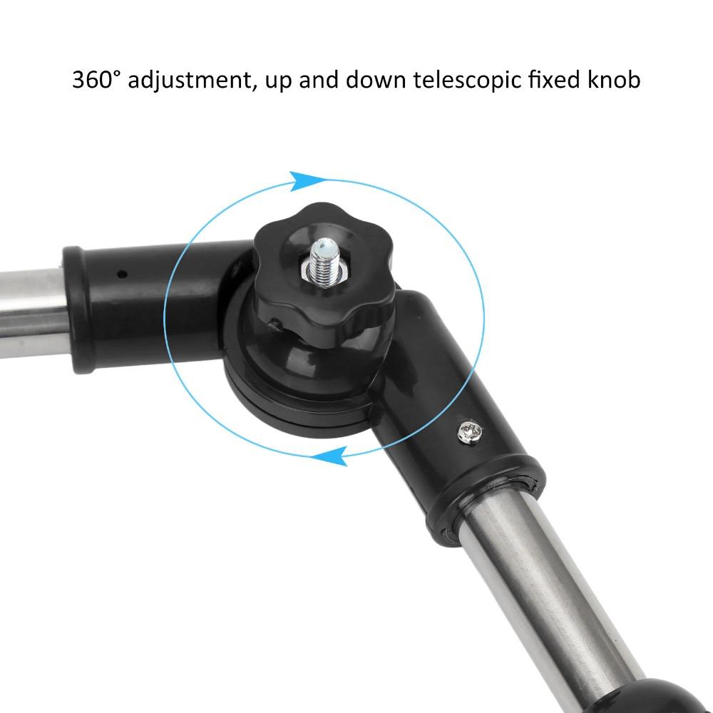 Stainless Steel Bike Umbrella Holder Telescopic Electric Bike Umbrella Holder Outdoor Use