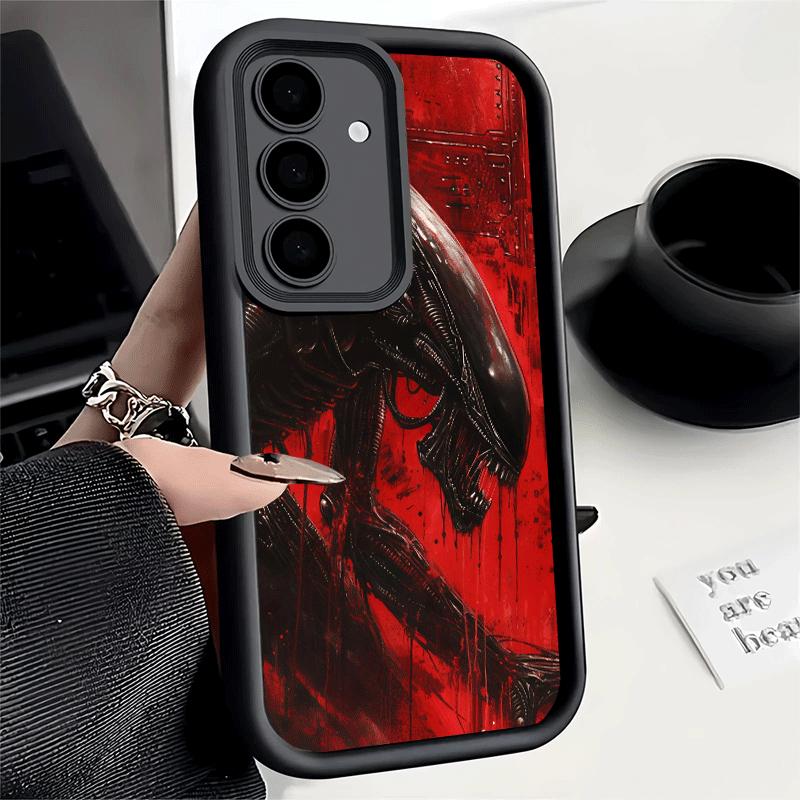

Phone Case for Samsung Galaxy S26 S25 Ultra S24 FE Cool A-Alien X-Xenomorph Shell S23 Plus S22 + S21 S20 5G Soft Silicone Funda Samsung S26 Ultra