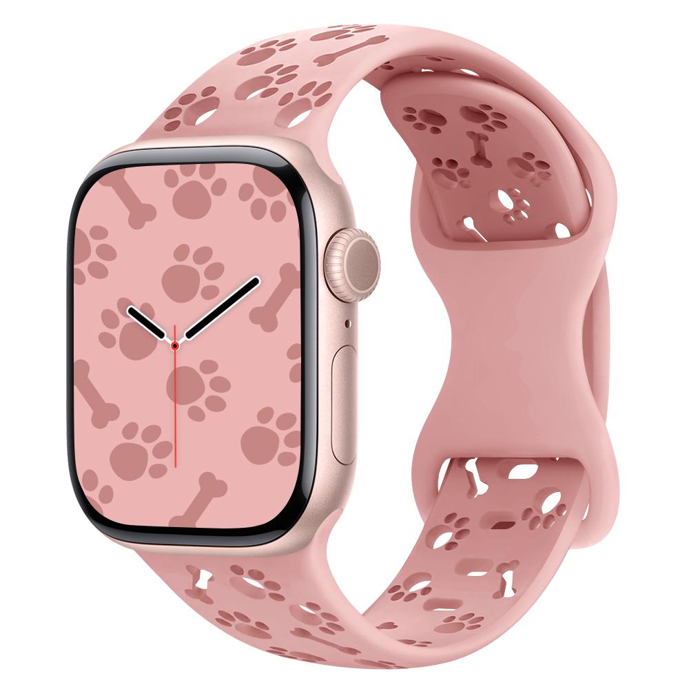 New Dog Paw Silicone Strap For Apple Watch Band Ultra3 49mm 46 45 44 41mm 40 38mm Bracelet For Iwatch Series 11 10 9 8 7 6 5 SE