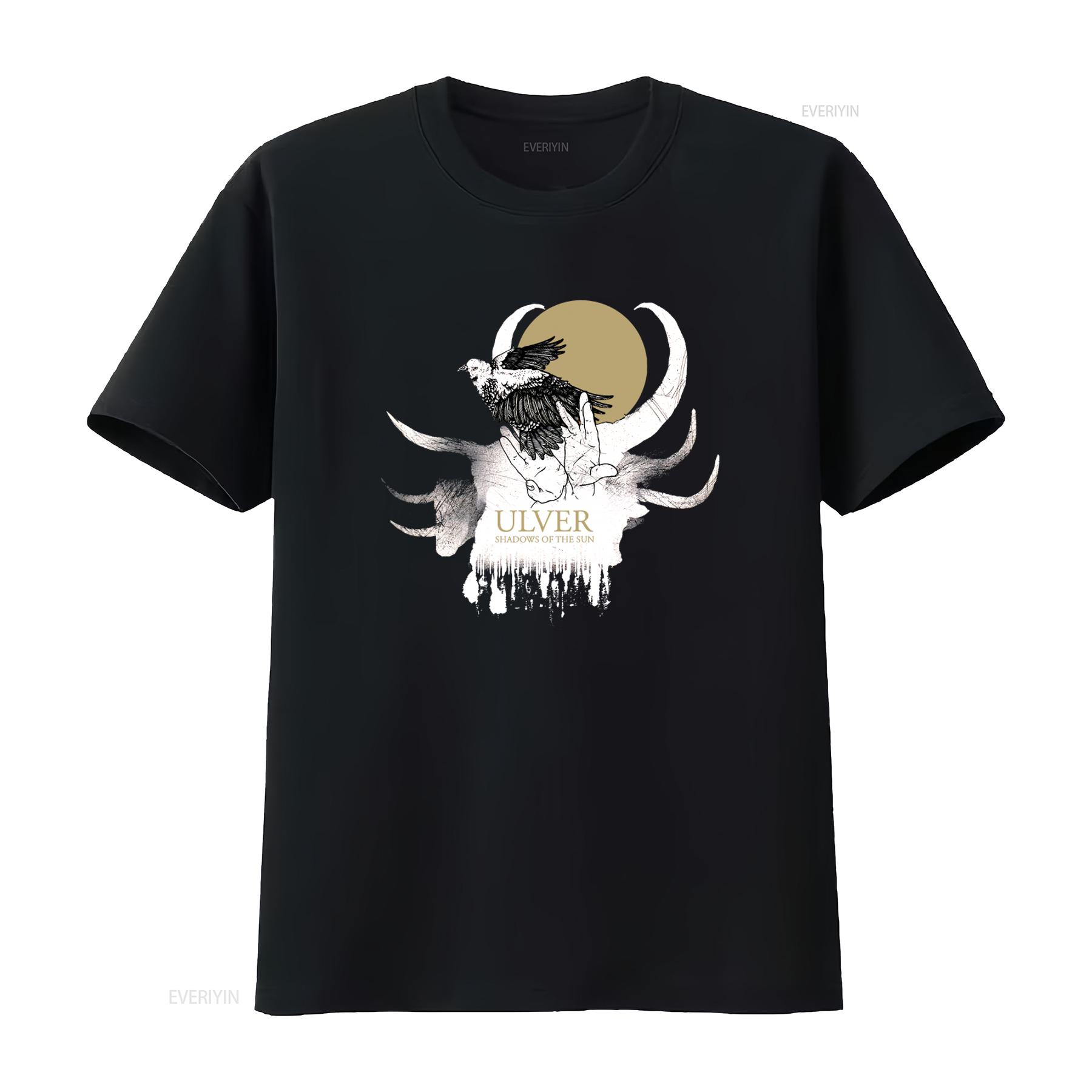 

Ulver Shadows Of The Sun T Shirt Norwegian Experimental Electronica Band Design Unique Art Print vintage Washed Stylish homme 4XL