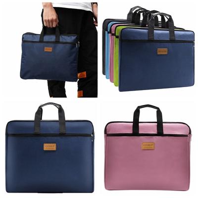 Zipper A4 Portable File Bag Multi-layer Documents Bag Portable A4 File Folder  Student