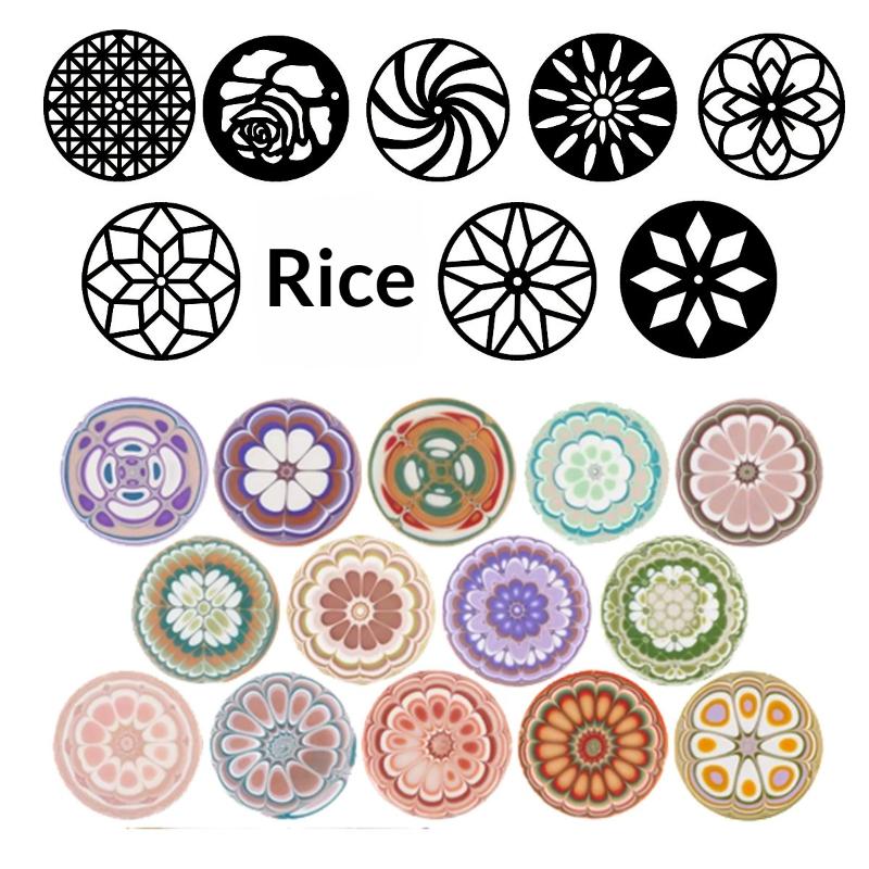 9Pcs Acrylic Round Circular Handmade Soap Flakes, Rendering Tools, Mold Moulds, Rotating Rod For Diy, Cold Soap Making Supplies