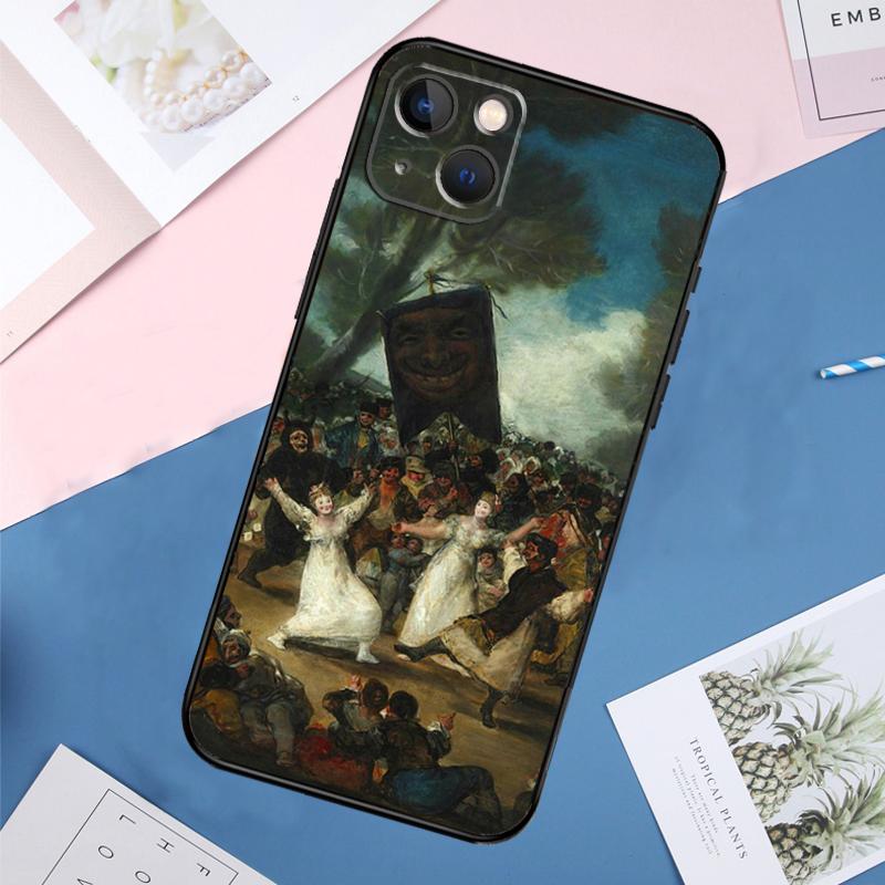 Spain Francisco Goya Art Phone Case For iPhone 11 12 13 14 15 16 Pro Max Mini Plus X XS Max XR Back Cover