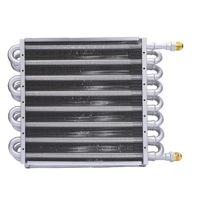 12 Inch Transmission Cooler 16 Row 8AN Tube and Fin Transmission Radiator Oil Cooler T6061