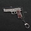 Cool Game Pistol Shape Keychain Metal P92 R45 R1895 Model Toy Key Ring Gift