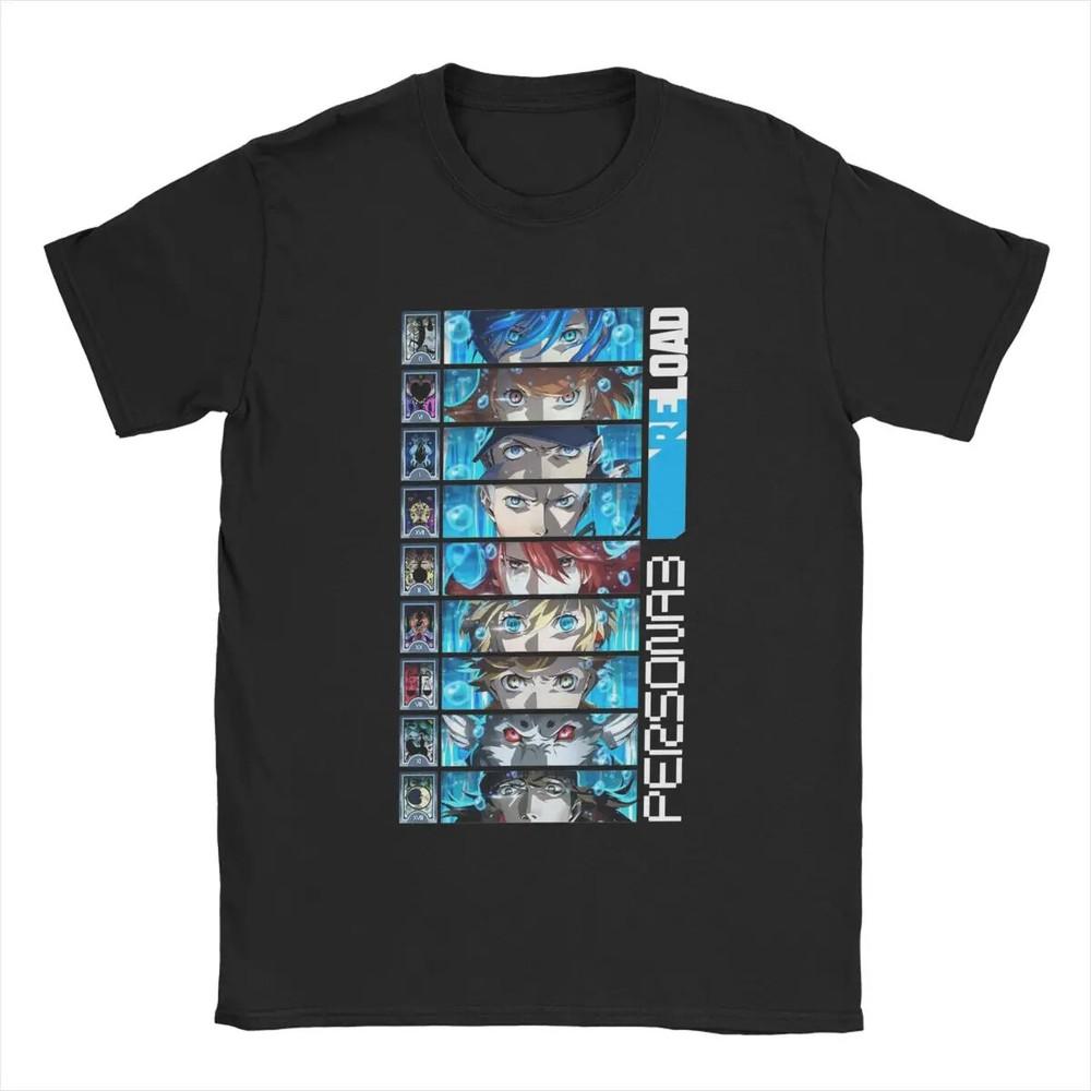 

Men#039;s TShirts Persona 3 Reload Investigation Team 100% Cotton Tees Short Sleeve Unisex T-Shirt L
