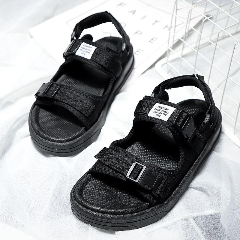 Summer New Men's Sandals Korean Edition Trend Fashion Outdoor Leisure Sports Beach Shoes Couple Sandals