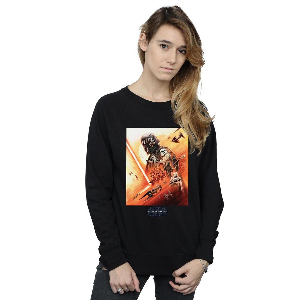 Star Wars: The Rise of Skywalker Womens/Ladies First Order Poster Sweatshirt