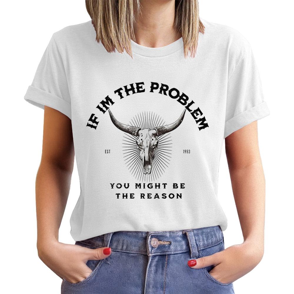 Disappointments All Of You Letter T-shirt European and American Women s Pure Cotton T-shirt S