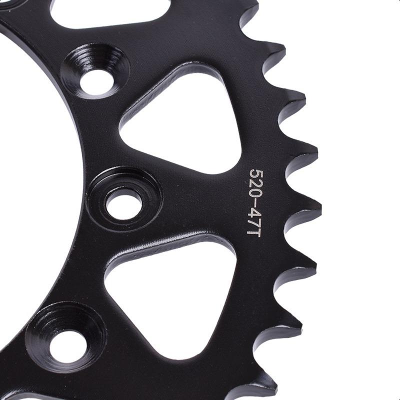 520 41T 42T 43T 47T Rear Sprocket for Honda XLR200 CB250 CBR250 NSR250 NX250 VT250 VTR250 XL250 XL-X350 XL400 XL500 XL600 XR200