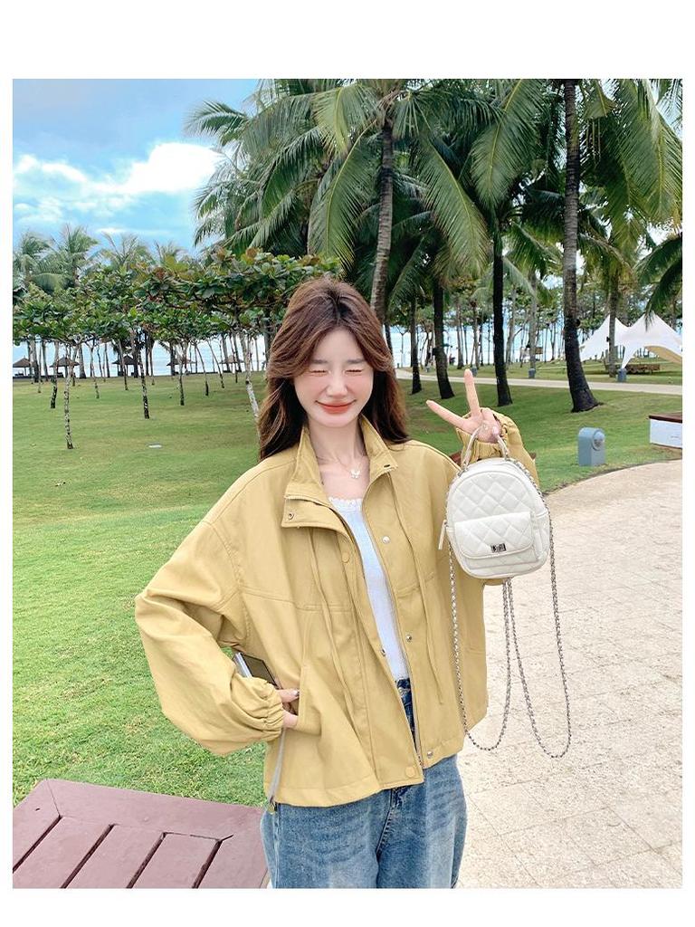 American Retro Casual Leather Jacket 2025: New Fashion, Loose-Fit, Short Jacket for Small Men