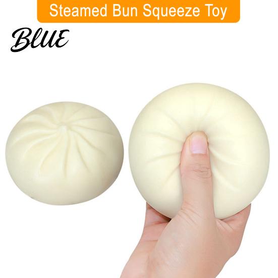 Langsam aufgehendes Brötchen Spielzeug Stressabbau Gedämpft mit Dampfgarer Simulation Gefüllt Chinesisches Fidget Quetsch Sensorisch Weich TPR