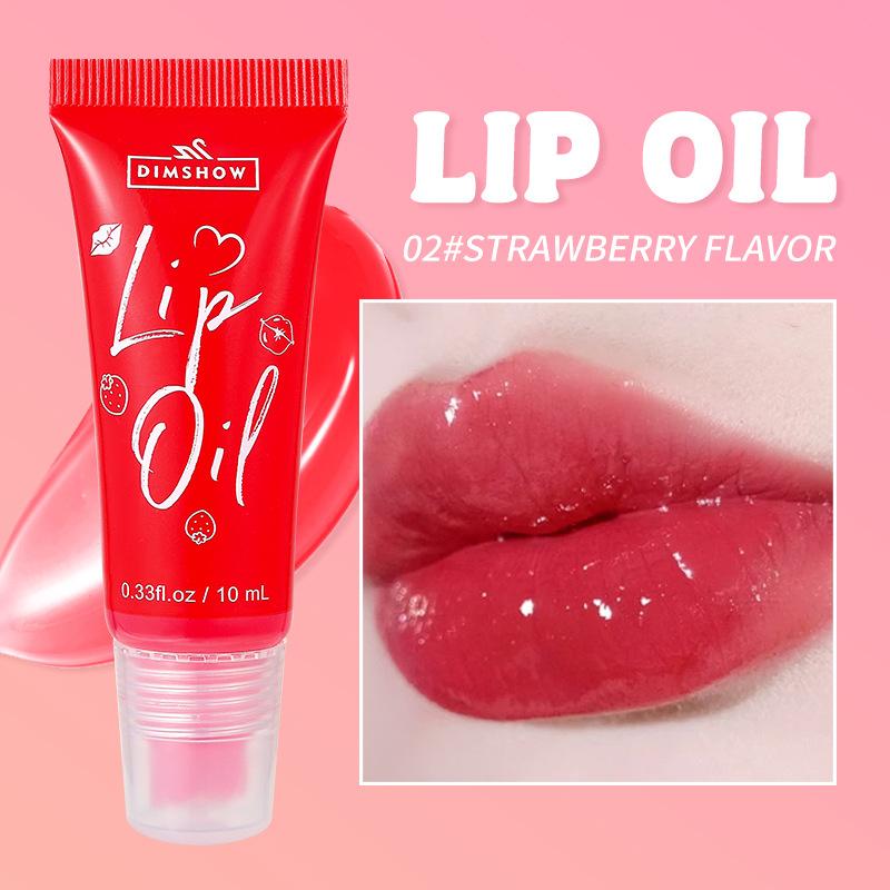 

Fruity Flavor Watery Glossy Lip Gloss Clear Lip Gel Hydrating Moisturizing Lip Gloss Women Lips Makeup