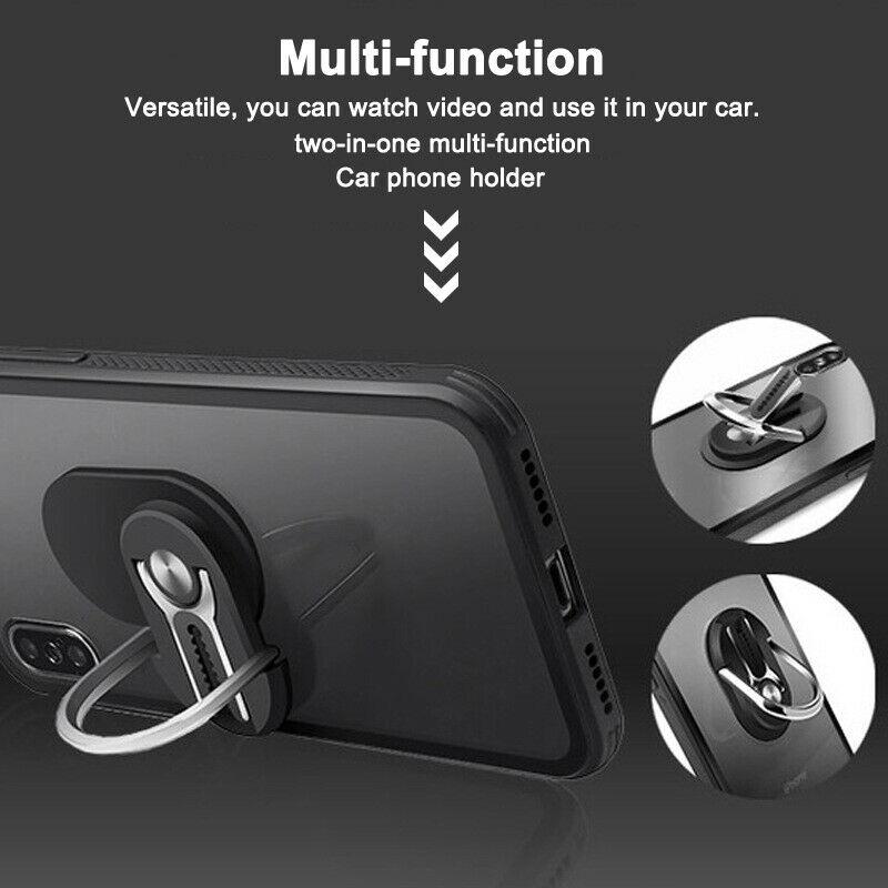 Multipurpose Mobile Phone Holder 360 Degree Car Air Vent Grip Mount Stand Rotation Magnetic Finger Ring Phone Holder Bracket