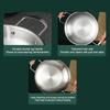 Food Grade Stainless Steel Pot With Dual Handles For Home Commercial Use  Pot Seafood Ramen Dry Pot