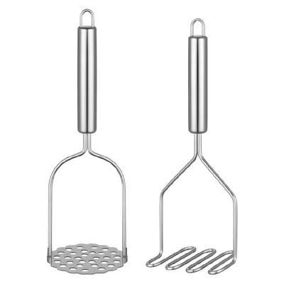 Practical Stainless Steel Potato Masher For Mashing Of Potatoes And Vegetables Ergonomic Handle For Easy Handling