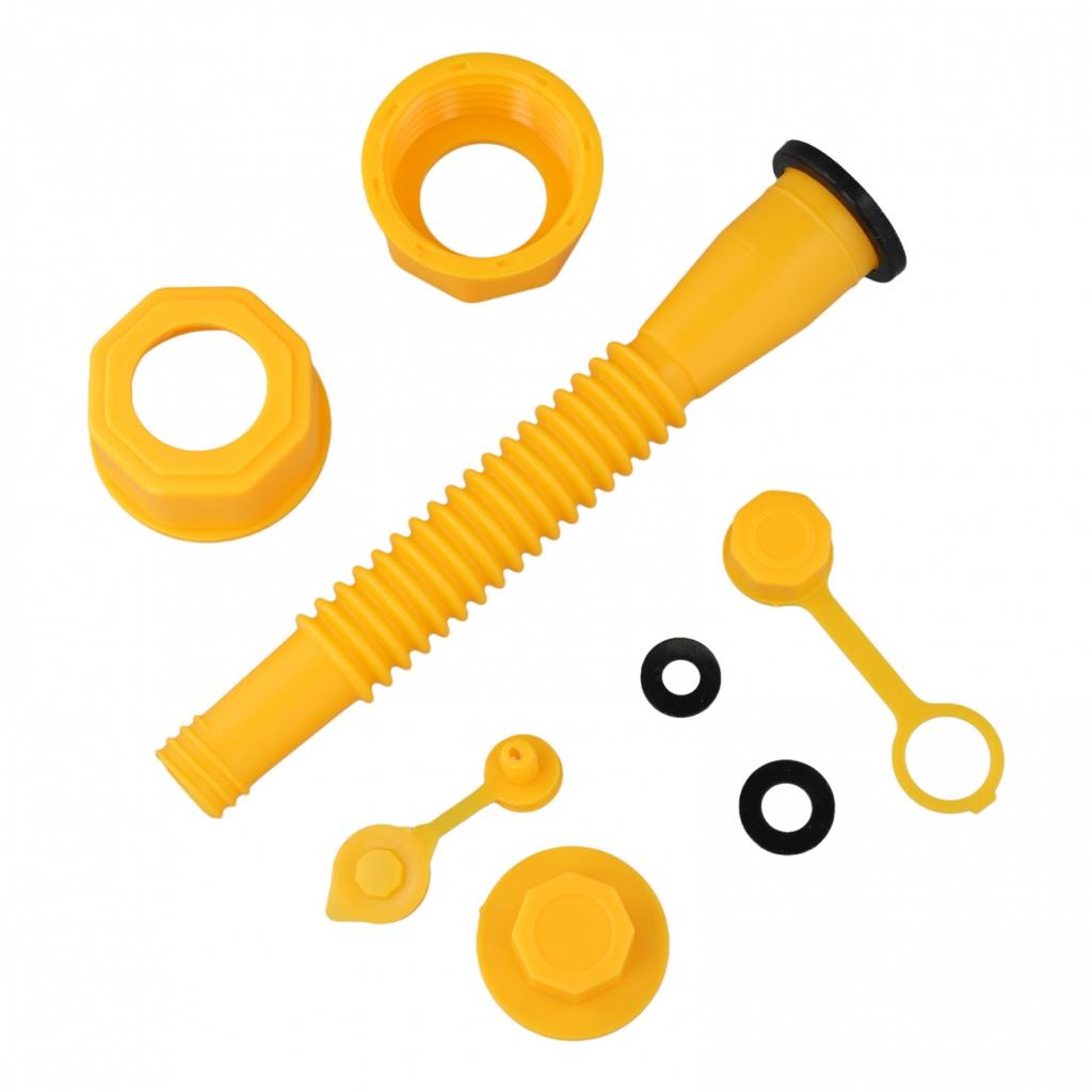 Complete Gas Can Spout Replacement Kit Designed to Fit Various Models and Use
