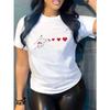 Tshirt Women Fashion T Shirt Casual All-Match Summer Basic Tee Shirtsstreetwear Breathable Short Sleeve