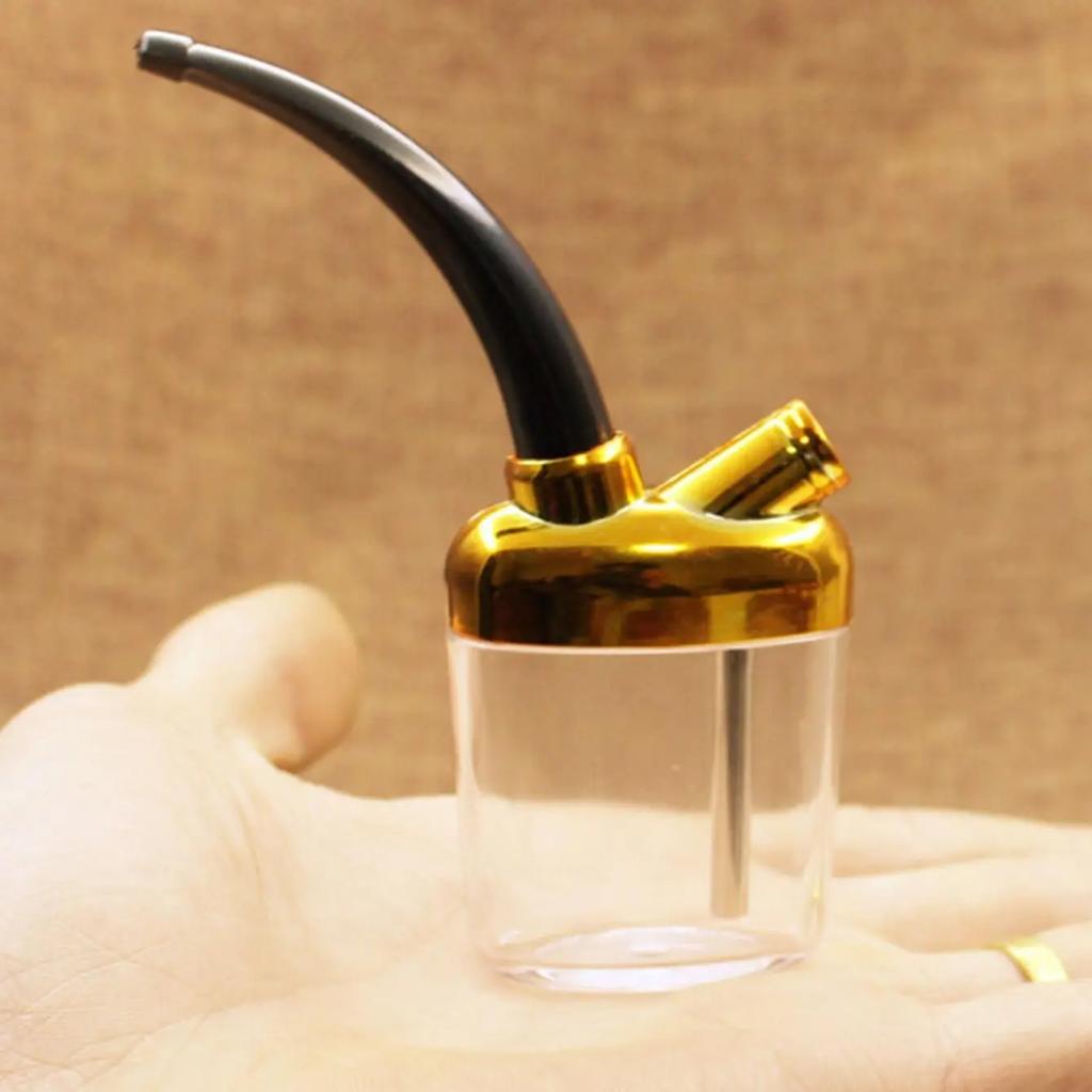 1pc- Washable Electroplated Hookah Filter Mini Hookah Bottle