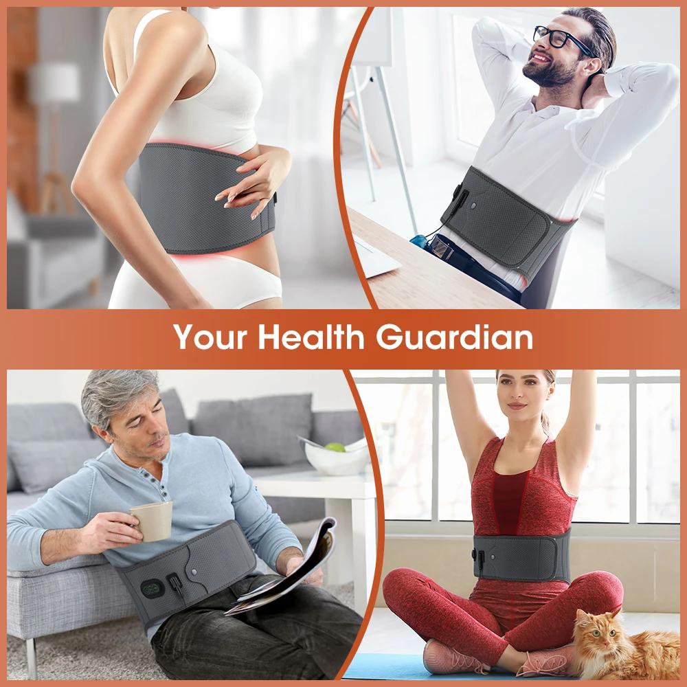 Near Infrared Light Belt 120 LEDs 850nm&660nm Relieve Back Waist Joints Fatigue Improve Skin Devices Setting Smart Timing