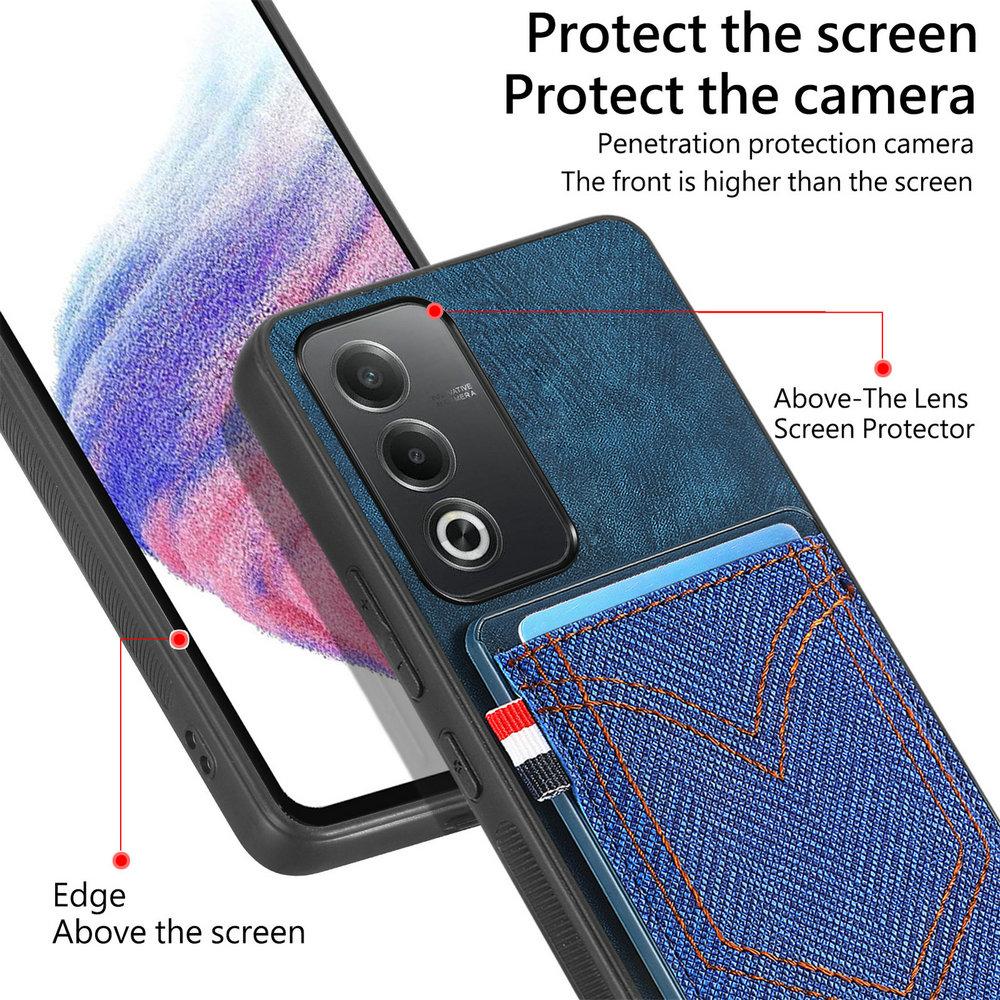 Magnetic Leather Card Case for OPPO Reno 12 Pro 5G Luxury Cover Phone Reno 12 FS Case Reno12 F 12FS 12F 4G Shockproof Cover Etui