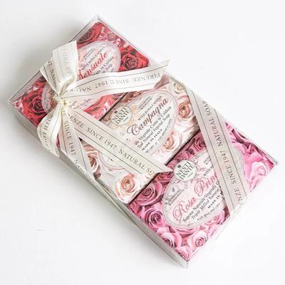 Nesti Dante Italian Luxury Soap Rose Gift Set 150g X 3 Pcs