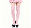 In-Stock Pink Over-the-Knee Women's Socks, Summer Thin Style with Bow, JK Ballet Style White Stockings