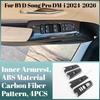 For BYD Song Pro DM-i 2024-2026,Interior Modification Carbon Fiber Trim for Window Control,Dashboard Both Sides & Center Console