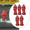 5 Pieces 1:64 Fire Hydrant Models Accessories DIY Mini Photo Props Micro Landscape Resin Tabletop