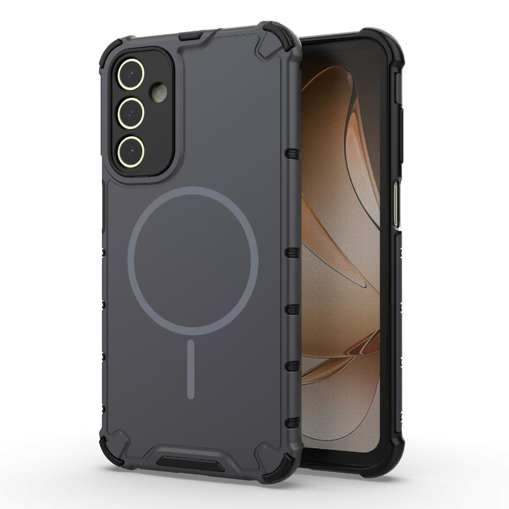 For Samsung Galaxy A15 5G/4G Magnetic Case Heat Dissipation Shockproof TPU+PC Phone Back Cover