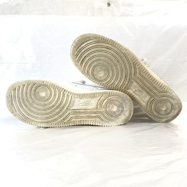 Nike Air Force 1 Low Leather Sneakers Size 28.5 10.5 White