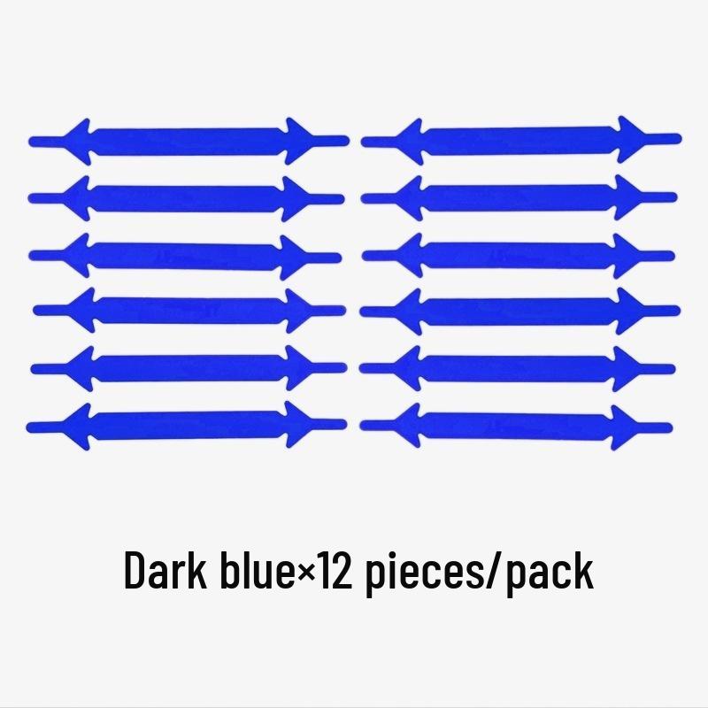 Silicone No-Tie Elastic Shoelaces for Casual Sneakers & Canvas Shoes