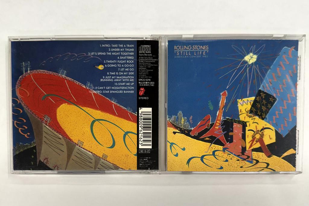CD ROLLING STONES Still Life American Concert 1981 SRCS6216 Rolling Stones 1992 Japan Rock Used