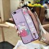 Lanyard Phone Holder Phone Case For Xiaomi Redmi GO Soft case Protective Shockproof Dirt-resistant Wristband Cute Ring