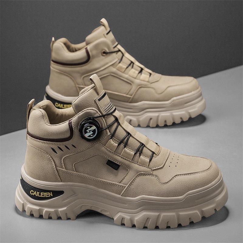 Autumn high-top Martin boots British retro outdoor shoes platform non-slip sports casual short boots