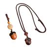HAMILO Memorial Pendant Keychain, Acorn Shape, for Keeping Ashes, Set of 2
