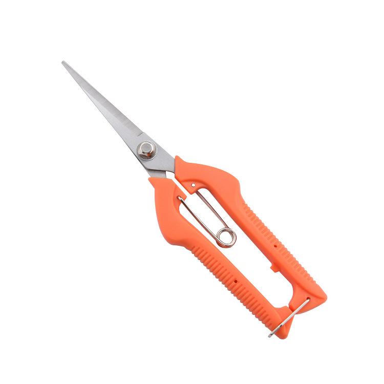 Multi-functional Stainless Steel Pruning Shears: Orchard, Fruit Tree, Straight, Bent, Metal, and Garden Branch Shears