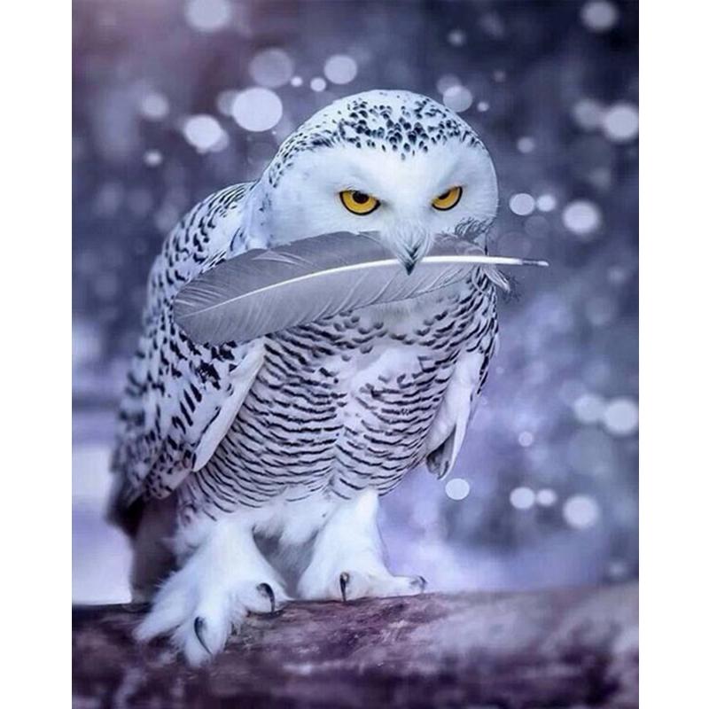 DIY Bird 5D Diamond Painting Full Round Drill Rhinestones Birds Diamond Embroidery Cross Stitch Mosaic Wall Art Gift Home Decor