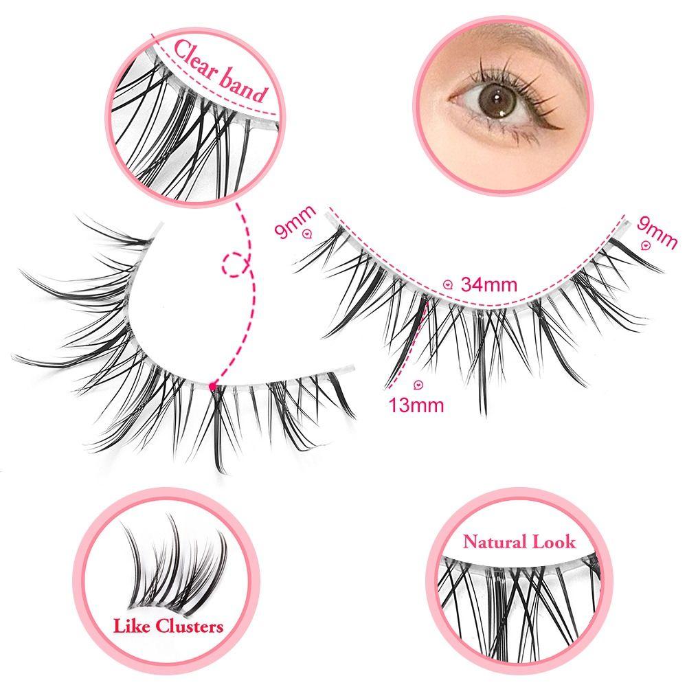Eye Makeup Tools Fake Eyelashes Fluffy Anime Lashes Cosplay Lashes False Eyelashes Manga Lashes