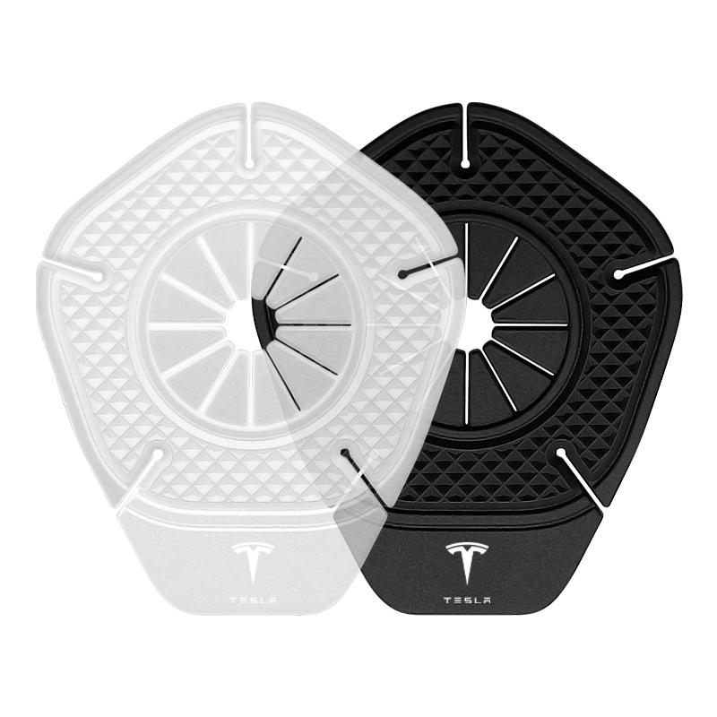 2Pcs Car Windshield Wiper Protective Cover Dust Wiper Emblem Accessories For Tesla Model 3 Model S Model X Model Y Roadster Bonina Coil