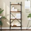 VidaXL 4-Tier Bookcase Smoked Oak 56x31.5x138.5 Cm 833340