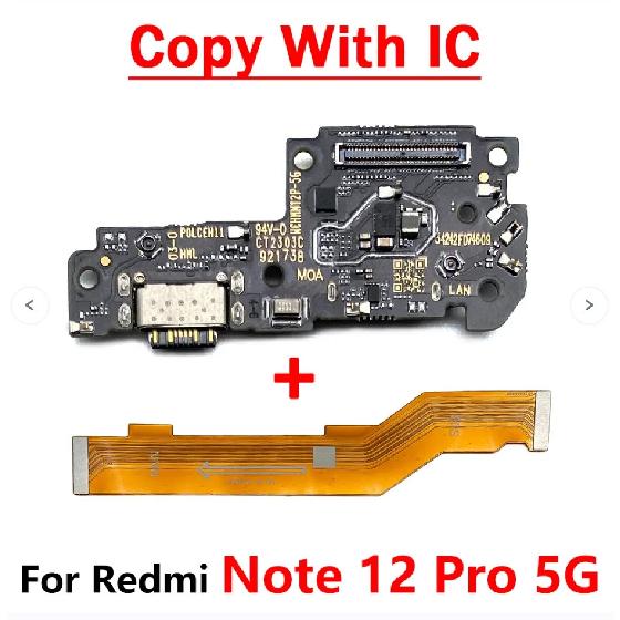 Xiaomi Redmi Note 10 Pro 10s 11 11s Pro 4G 5G için Test Edildi USB Şarj Portu Dock Kartı Konektörü Ana FPC Anakart Esnek Kablo