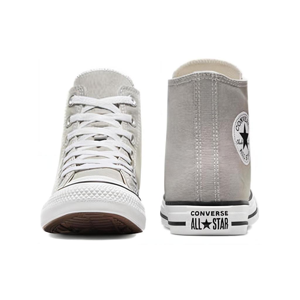 Converse Chuck Taylor All Star Casual Versatile High-Top Canvas Shoes Unisex Sneakers Gray White A06561C