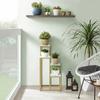 4-shelf Flower Stand - Marble / Gold Legs