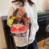 Trend Bucket Bag Large-capacity Women's Bag Oblique Span Small Bag Personalized Ugly Cute Shoulder Bag Commuter Handbag Wholesale