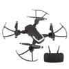 Foldable Drone with Dual Camera Wifi Drone Remote Control Drone Toys for Boys Girls Gifts Black