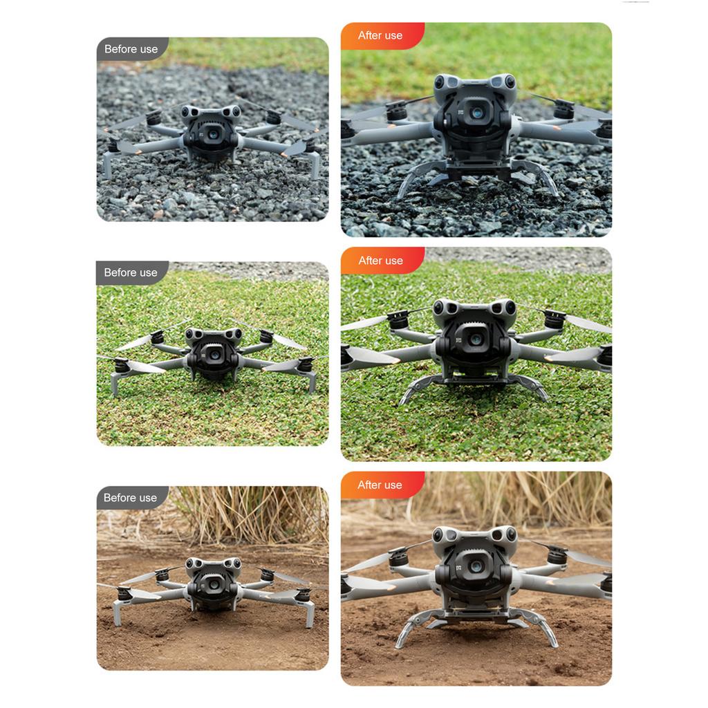 For DJI Mini 5 Pro Heightened Landing Rack Anti-Scratch Fixing Paddle Spider Leg Holder Detachable Protects Drone Body & Camera