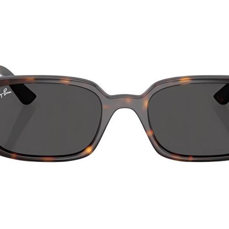 RayBan Personalized Design Plate Frame Rectangular Sunglasses Unisex Couple Tortoiseshell Color