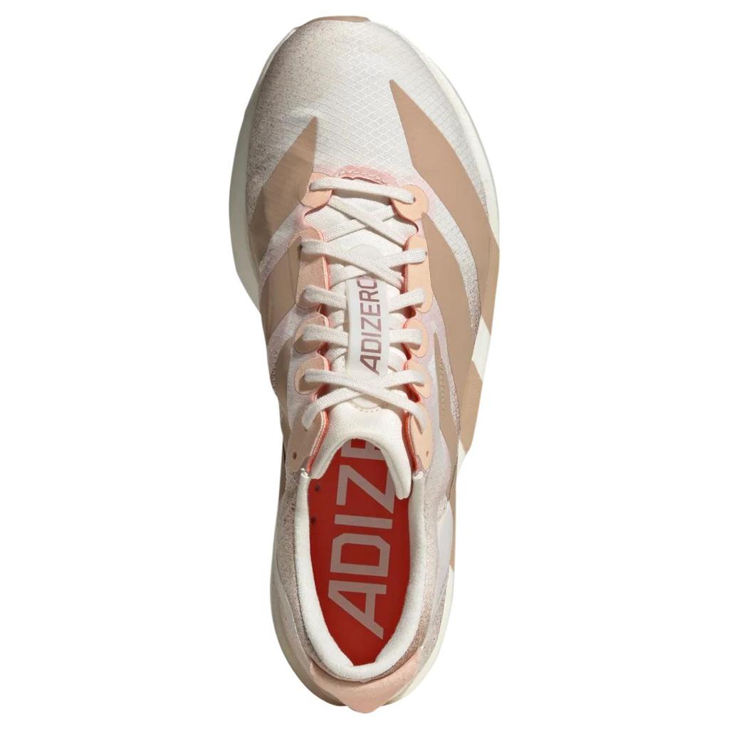 Adidas Adizero Adios 9 Comfortable Versatile Shock Absorbing Durable Support Low Top Casual Running Shoes Women Sneaker Chalk-White IH5754